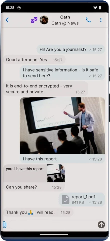 SimpleX Chat on Android